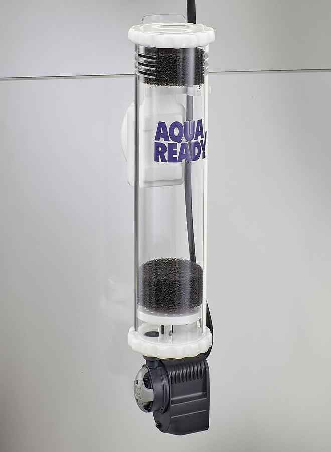 مفاعل وسائط AquaReady داخل الخزان لترشيح المياه المالحة والعذبة في أحواض السمك، يتضمن مضخة قابلة للتعديل، وتصميم تدفق صاعد فعال، وحامل مغناطيسي منخفض الارتفاع - Image 2